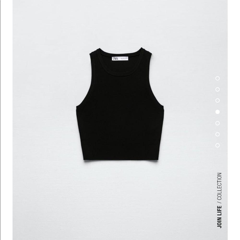 ZARA knit crop top